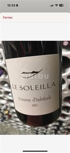 Langvedok Languedoc AOP / AOC Mas Du Soleilla Comme d'habitude 2011