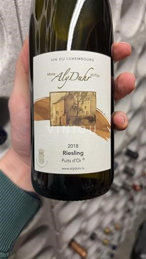 Mosela luxemburguesa Moselle Luxemburguesa AOC / AOP Mme Aly Duhr Reisling “Puits D'Or 2018