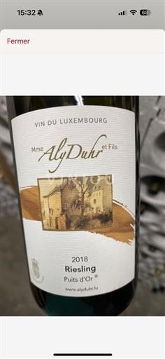 Mosella lussemburghese Non specificato (blank) Mme Aly Duhr Pinot Gris Puits d'Or 2016