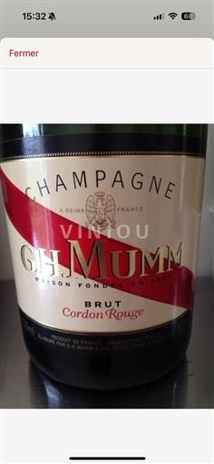 Champagne AOP / AOC Mumm Cordon Rouge Niet-geïntegreerd