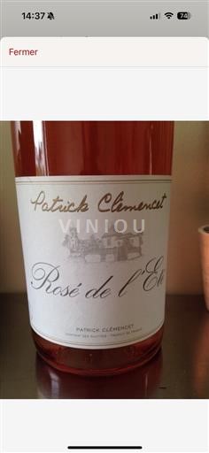 Bourgogne Blagny (blank) Domaine Patrick Clémencet Rose De L'Ete Non Millésimé