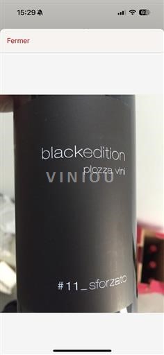 Lombardia Valtellina DOCG Plozza Blackedition #11sforzato 2011