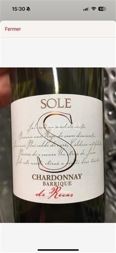 Roumanie Vin de masa (blank) Recas Sole 2015