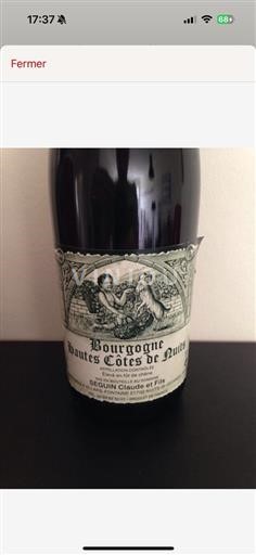 Bourgogne Nuits-saint-georges AOP / AOC Seguin Claude Et Fils Hautes Cotes De Nuits 2005