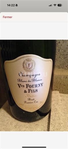 Champagne 1er Cru Veuve Fourny & Fils Blanc de Blancs Niet-geïntegreerd
