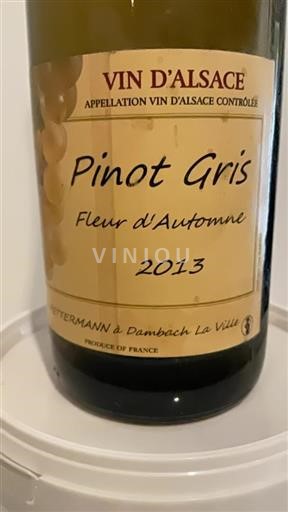Alsace Unspecified Pettermann Fleur d'Automne 2013