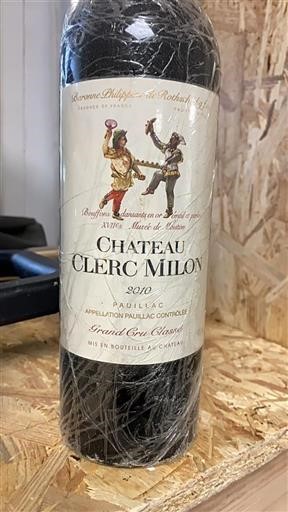 Bordeaux Pauillac Grand Cru Classé Château Clerc Milon 2010