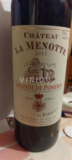 Bordeaux Lalande-de-Pomerol Château La Menotte 2011