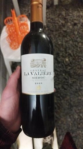 Bordeaux Médoc Cru Bourgeois Château La Vallière 2000