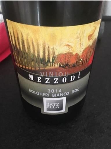 Toscana Bolgheri Batzella Mezzodí 2015