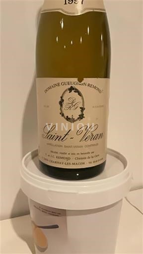 Borgogna Saint-Véran Gueugnon Remond 1997