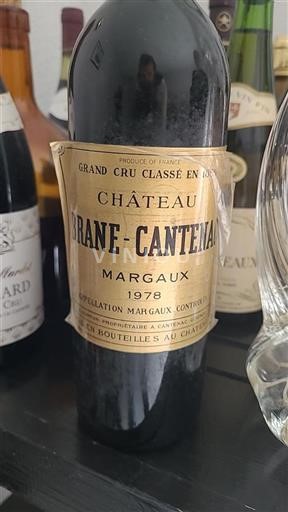 Bordeaux Margaux Grand Cru Château Branecantenac 1978