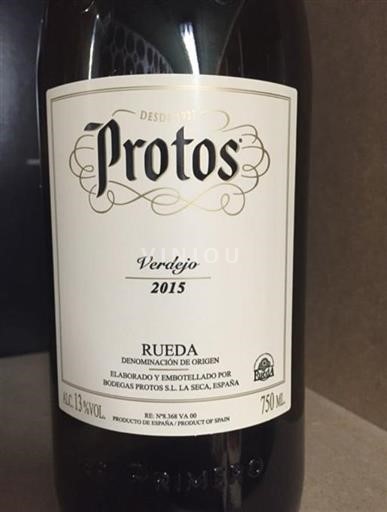 Castile and León Rueda Bodega Protos Verdejo 2015