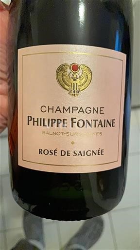 Champagne Niet gespecificeerd Philippe Fontaine Rosé de Saignée Niet-geïntegreerd