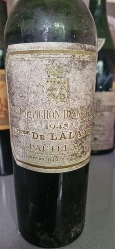 Bordeaux Pauillac Château Pichon Longueville Comtesse De Lalande 1945
