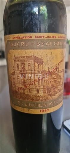 Bordeaux Saint-Julien Grand Cru Château Ducrubeaucaillou 1947