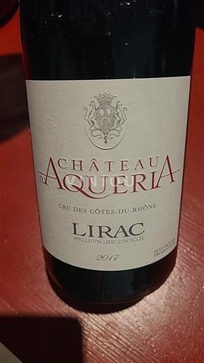 Rhônevallei Lirac Château Aquéria 2017