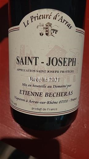Valle del Rodano Saint-Joseph Le Prieuré Arras 2021