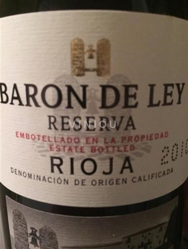 La Rioja Rioja Baron De Ley Reserva 2010