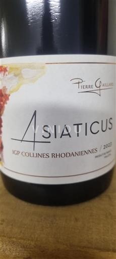 Alpen und Rhônetal Rhodanische Hügellandschaft Domaine Pierre Gaillard Asiaticus 2023