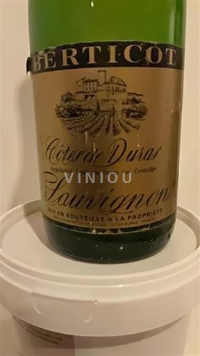 Zuidwest-Frankrijk Côtes-de-duras Berticot Sauvignon 1988