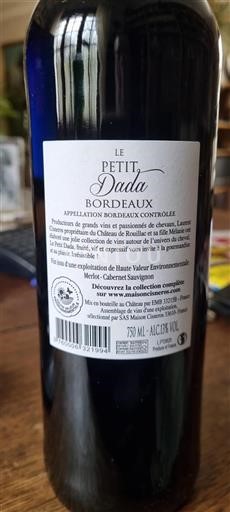 Bordeaux Château Rouillac Le Petit Dada 2020