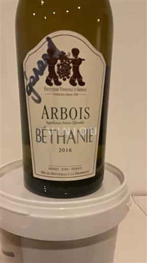 Jura Arbois Fruitière Vinicole Arbois Bethanie 2016