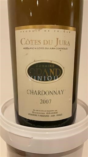 Jura Côtes-du-jura Domaine Grand Chardonnay 2007