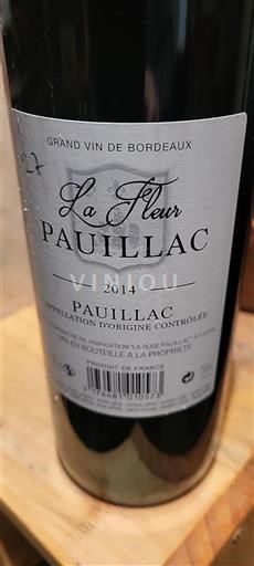 Bordeaux Pauillac Château Lafleur 2014