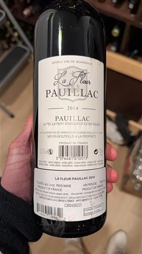 Bordeaux Pauillac Château Lafleur 2014