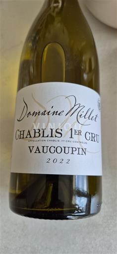 Borgogna Non specificato Premier Cru Domaine Millet Vaucoupin 2022