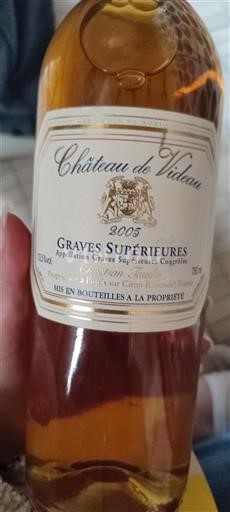 Bordeaux Graves Supérieures Château Videau 2005