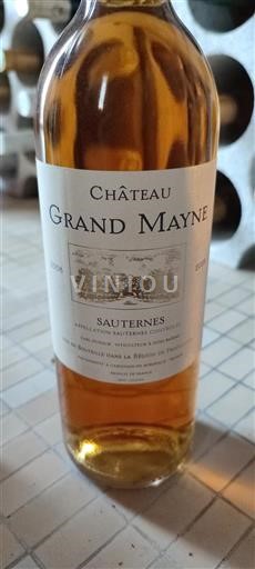 Bordeaux Sauternes Château Grand Mayne 2008