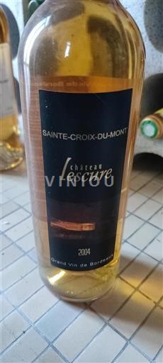 Bordeaux Sainte-Croix-Du-Mont Château Lescure 2004