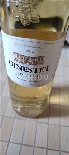 Bordeaux Ginestet 2012