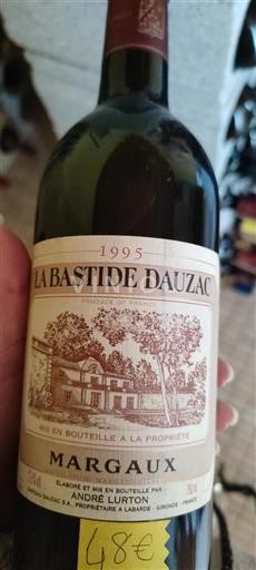 Bordeaux Margaux La Bastide Dauzac 1995