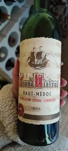 Vallée du Rhône Lirac Grand Listrac 1970