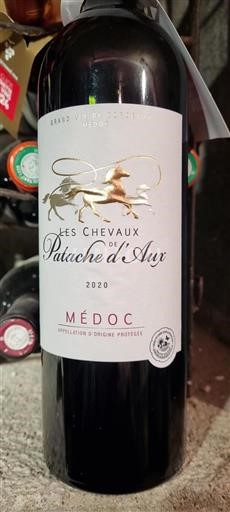 Bordeaux Médoc Grand Cru Château Patache Aux Les Chevaux de 2020