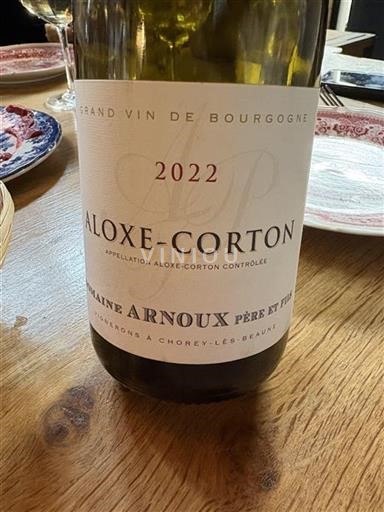 Bourgogne Aloxe-Corton Grand Cru Arnoux Père Et Fils 2022