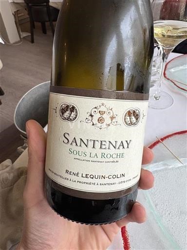 Burgundy Santenay René Lequincolin Sous la Roche 2021