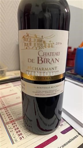Jugozahod Pécharmant Château Biran Franck 2016