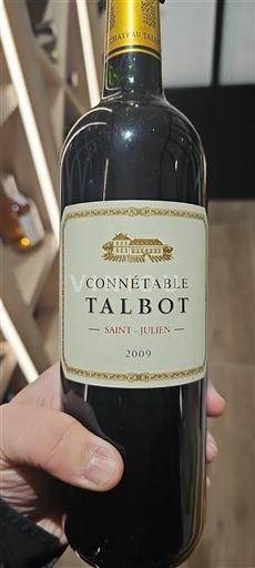 Bordeaux Saint-Julien Grand Cru Talbot Connétable 2009