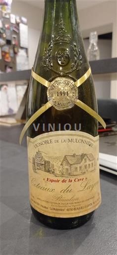 Valle della Loira Coteaux-du-Layon Vignoble De La Mulonnière Espoir de la Cave 1991