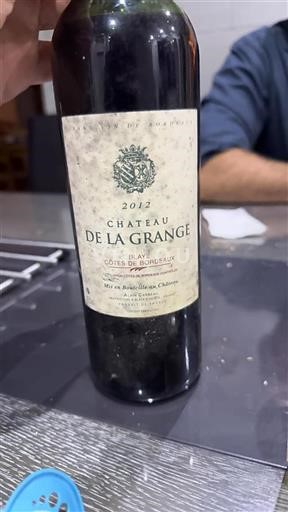 Burdeos Blaye-Côtes de Burdeos La Grange 2012