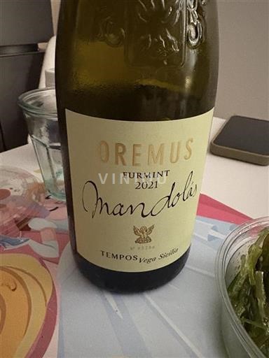 Vin Blanc sec Mandolás Oremus 2021 Hongrie Tokaj