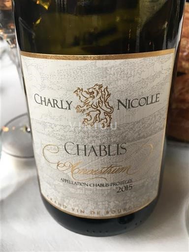Bourgogne Chablis Charly Nicolle Ancestrum 2015