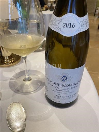 Burgundsko Chassagne-montrachet Premier Cru Jeanclaude Ramonet Clos du Cailleret 2016