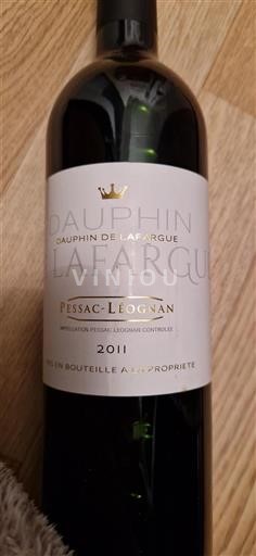 Bordéus Pessac-Léognan Dauphin De Lafargue 2011