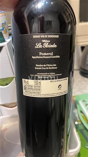 Bordeaux Pomerol Château La Pointe 2015