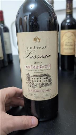 Bordeaux Saint-Émilion Grand Cru Grand Cru Château Lusseau 2002